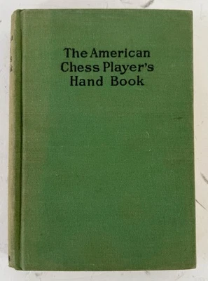 American Chess Player's Hand Book hardcover 1934-VG+ - Imagem 1 de 4