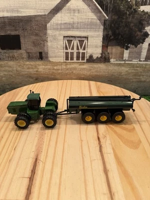 1/64 Scale Ertl/DCP John Deere 8870 Tractor & Husky Manure Tank Trailer Lot Of 2 - Image 1 of 4