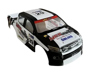 1:10 RC Drift Body Shell - Isuzu Dmax ute Black and white - Picture 1 of 3