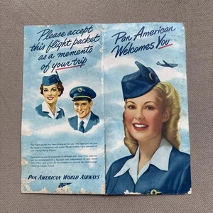 Pan American old route map 1950s - Picture 1 of 10