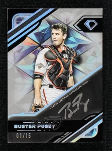 2025 Topps Diamond Icons Nero Policromatink Argento/15 Buster Posey Auto - Foto 1 di 3