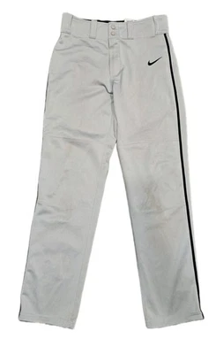 Nike Dri-FIT Baseball Pants - Youth XL - Gray with Black Stripe - AH6943-062 - Image 1 of 4