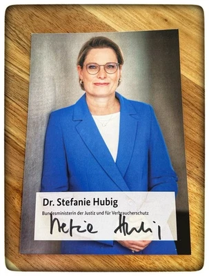 NEU * Autogrammkarte von Dr. Stefanie Hubig * Ministerin Justiz * BRAND NEU 2026 - Bild 1 von 2