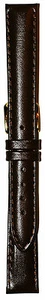 Speidel Genuine Cowhide Stitched Long Watch Band Brown Black 16 18 19 20mm - Picture 1 of 7