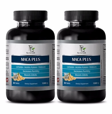 Fertility blend for men MACA PLUS ORGANIC COMPLEX 1300 mg Anti-aging care 2B - Image 1 of 4