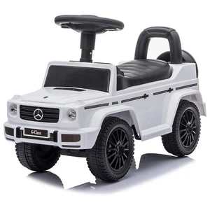 Best Ride On Car Kids Toddler Outdoor Stroller Mercedes G-Wagon Push Car, White - Picture 1 of 9