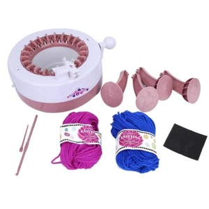 DIY Kids Weaving Machine | 22-Needle Plastic Knitting Toy with Accessories - Foto 1 di 9