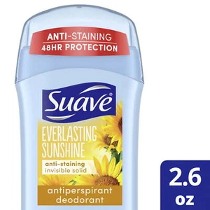 Suave Invisible Solid Antiperspirant Deodorant Everlasting Sunshine Scent 2.6 oz - Picture 1 of 10