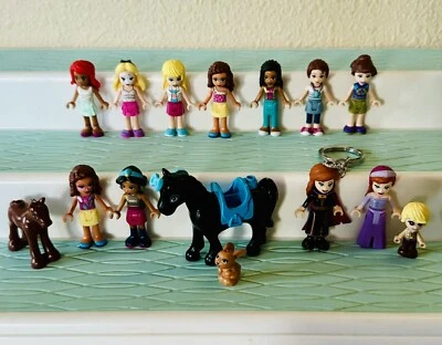 Lego Gran Lote Conjunto de Minifiguras - Amigos Animales Figuras Congeladas Anna Llavero Foto 1 de 4