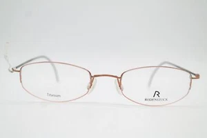 Brille Rodenstock R 4438 Titanium Kupfer Braun Oval Brillengestell Neu - Picture 1 of 6