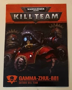 Warhammer 40K Kill Team Gamma Zhul-881 Skitarii Booklet - Picture 1 of 2