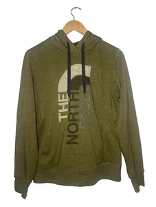 The North Face Women’s Hoodie Medium Trivert Patch Pullover Olive Green Pockets - Picture 1 of 6