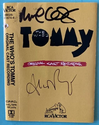 Michael Cerveris Alice Ripley Signed The Who's Tommy A New Musical Cassette 1993 - Image 1 of 2