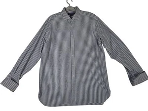 Ralph Lauren Purple Label Mens 17 Purple White Stripe French Cuff Dress Shirt - Picture 1 of 11