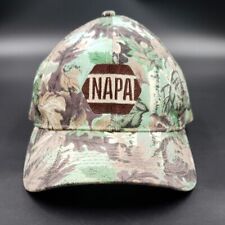 Vintage NAPA Auto Parts Camo Snapback Hat Trucker Cap Mens Adjustable Camouflage