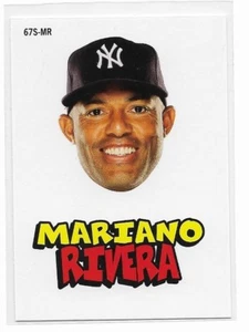 2012 Topps Archives AUFKLEBER Pick-A-Insert Mariano Rivera Joe Mauer Ryan Braun - Bild 1 von 3