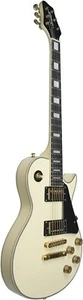 Sawtooth Heritage Series Maple Top Electric Guitar, Antique White - Picture 1 of 5
