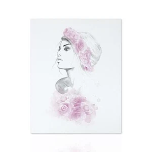 Woman & Flowers - Picture 1 of 6