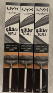 NYX Professional Make-up Glitzer Ziele flüssiger Lippenstift entfremdet CMKUP16 Menge 3 - Bild 1 von 3
