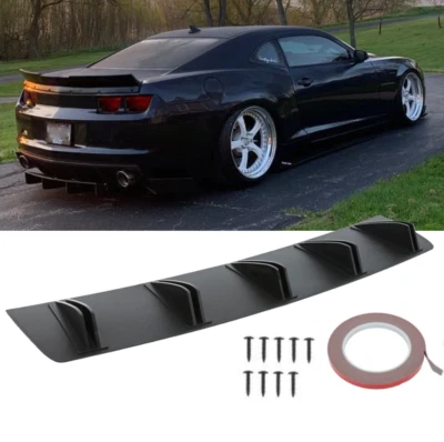 Диффузор спойлер боковой разветвитель кромки заднего бампера для Chevrolet Camaro SS 2010-2013 годов выпуска - Изображение 1 из 4