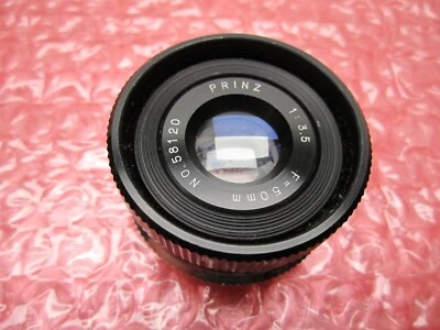 PRINZ 1:3.5 F=50MM LENTE DE AMPLIACIÓN PARA FOTOGRAFÍA FOTO PELÍCULA DESARROLLO 58120 Foto 1 de 4