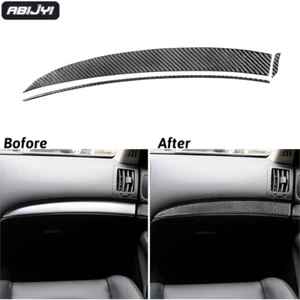 3Pcs Carbon Fiber Dashboard Above Glove Box Panel Cover Trim For Infiniti G37 - Picture 1 of 12