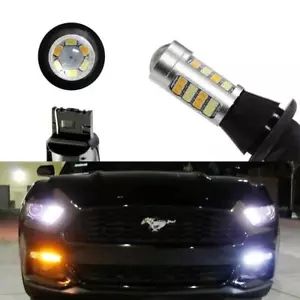 Switchback LED Bulbs For 2015-up Ford Mustang Turn Signal Light DRL Conversion - Picture 1 of 9