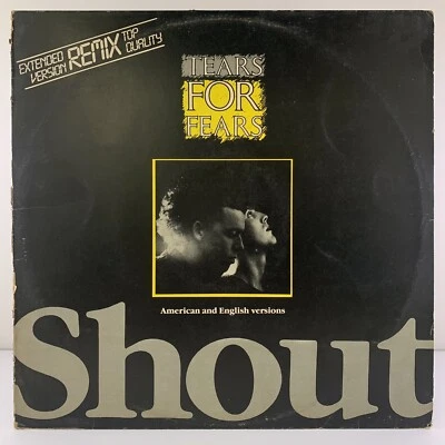 Tears For Fears Shout Remix Vinyl 12” Promo Brazil 1985 NM/VG- Rare Mercury - Image 1 of 4