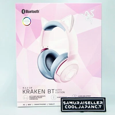  RAZER Kraken BT Kitty Edition Quartz Pink Bluetooth 5.0 Gaming Headphone NEW - Image 1 of 4