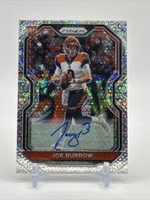2020 Panini Prizm JOE BURROW No Huddle Rookie AUTO RC Autograph