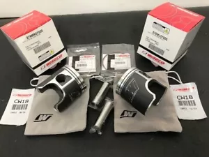 WISECO FORGED PISTONS 876ML07000 876MR07000 70.00mm STD BORE T500 TITAN - Picture 1 of 2