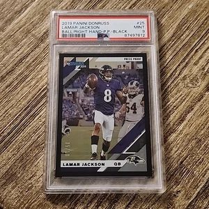 2019 DONRUSS LAMAR JACKSON BLACK PRESS PROOF /10 PSA 9 POP 2 (none higher) - Picture 1 of 2
