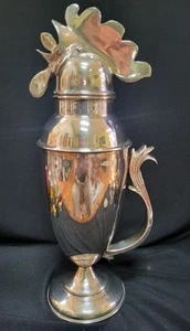 Vintage Hahn versilberter Cocktail Shaker von Restauration Hardware 1999 - Bild 1 von 10