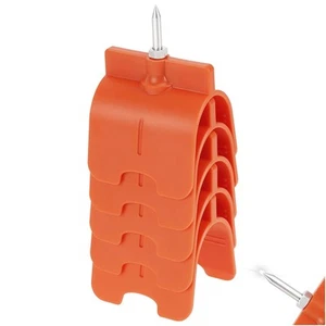 5 Pcs Outlet Marker for Drywall Installation with Sharp Tip, Marking Orange - Picture 1 of 7