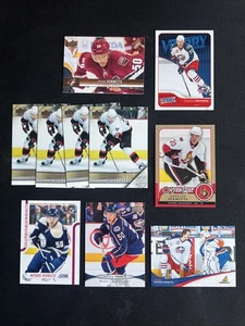 Lotto 10 carte collezionabili Antoine Vermette NHL hockey su ghiaccio senatori giacche blu - Foto 1 di 9
