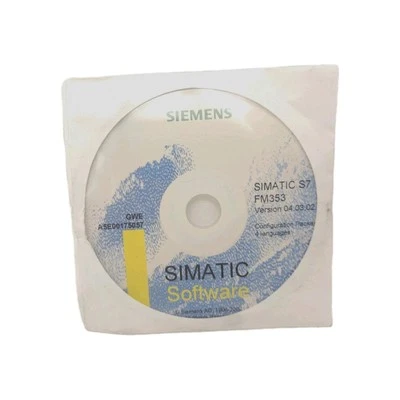 Siemens SIMATIC S-7 FM 353 Software CD Version 04.07.02 Konfigurationspaket - Bild 1 von 3