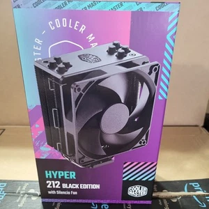 Cooler Master Hyper 212 Black Edition CPU Air Cooler with LGA1700 Bracket - 4 Co - Afbeelding 1 van 3