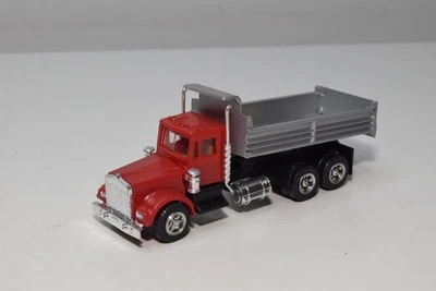B77 1:87 HERPA PETERBILT OR MACK?? RIMORCHIO RIBALTABILE CAMION ROSSO ECC. COND. - Immagine 1 di 4