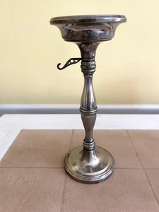 Vintage Godinger Silver Art Co. Candle Holder 10" High - Picture 1 of 4