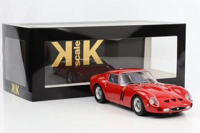 1:18 Ferrari 250 GTO 1962 Gran Turismo Homologado Rojo KK-Scale Diecast - Imagen 1 de 4