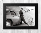 Sean Connery 007 DB5 A4 signed picture photograph poster Choice of frame