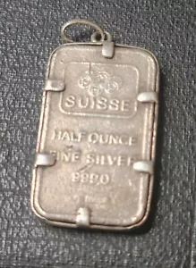 Pamp SUISSE Half Ounce Fine Silver Lady Fortuna Pendant - Picture 1 of 6