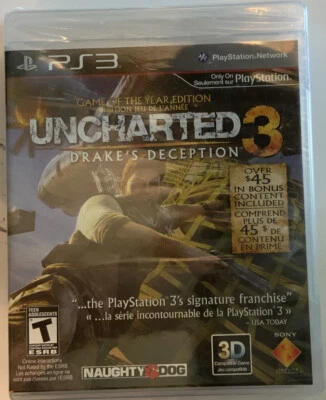 Uncharted 3: Drake’s Deception ps3 Not For Resale New And Sealed - Image 1 of 2