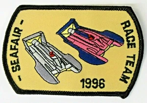 1996 Seattle SEAFAIR RACE TEAM shirt jacket uniform patch Hydroplane boat 0 - Picture 1 of 3