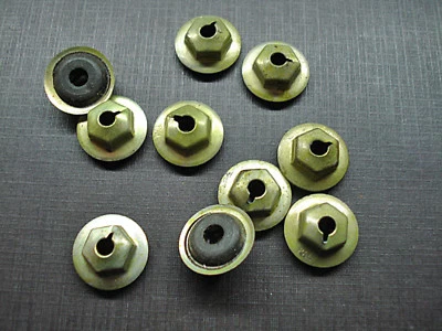 10 piezas 10-24 molduras molduras clip PAL tuercas selladoras NOS se adapta a Chrysler Dodge Plymouth Foto 1 de 3