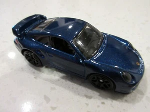 Coche de carreras Hot Wheels Porsche 911 GT2 2010 diecast azul oscuro juguete - Imagen 1 de 6