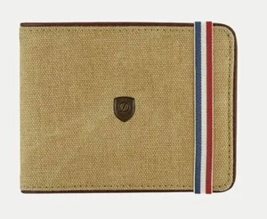 S.T. Dupont Beige & Cognac, 6 Credit Card Leather Wallet, 190300, New In Box - Picture 1 of 5
