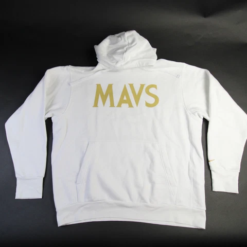Dallas Mavericks Nike NBA Authentics Sweatshirt Men's White Used Cover