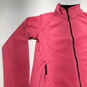 Xersion Performance Jacket Womens Size S Pink Full Zip Fleece Vented Sides - Picture 1 of 12