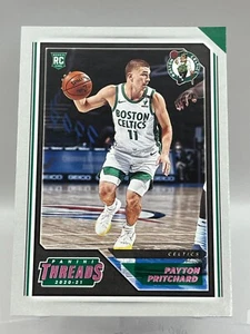 2020-21 Panini Chronicles Threads Basketball RC#81 Payton Pritchard - PINK - Picture 1 of 3